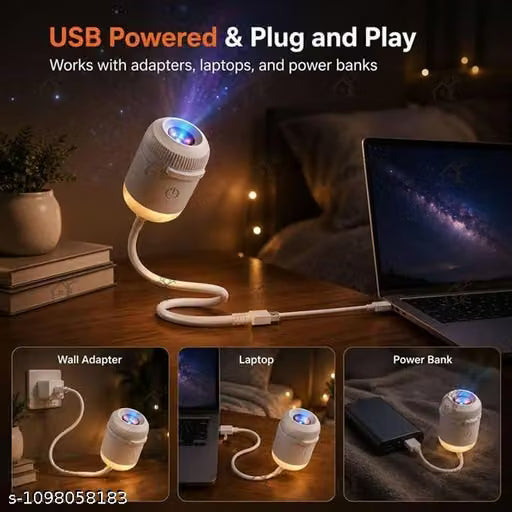 Glowbix™ Galaxy Sky Projector – 6 Lighting Modes