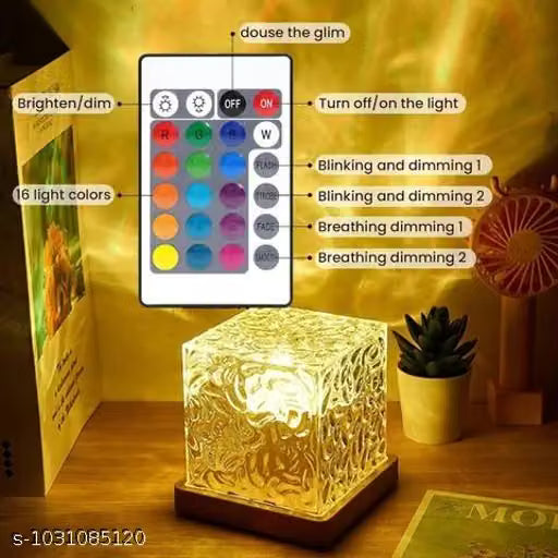Glowbix™ Rotating Water Ripple Projector Lamp