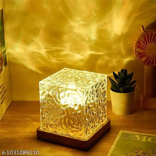 Glowbix™ Rotating Water Ripple Projector Lamp